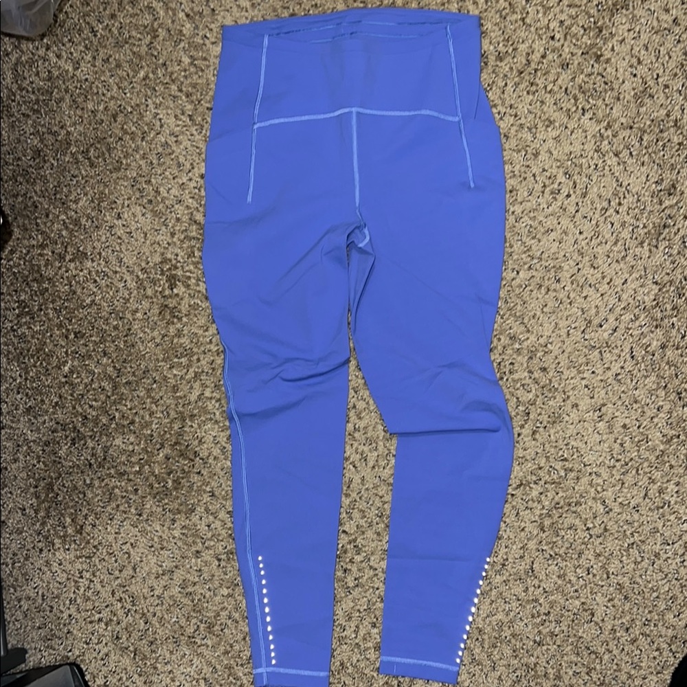 Lululemon Blue High-Waisted Leggings